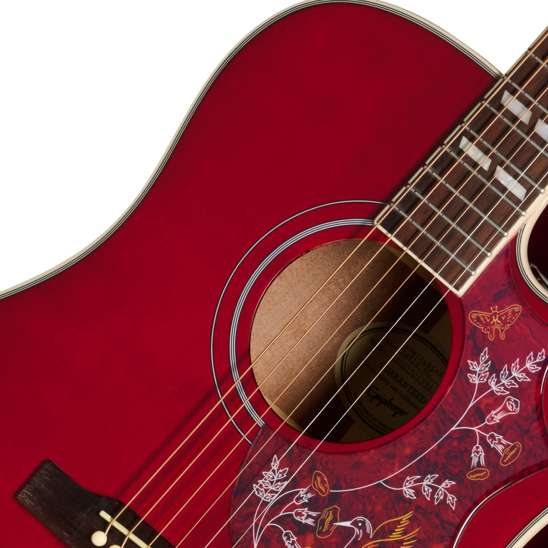 Hummingbird Studio EC Wine Red Westerngitarre
